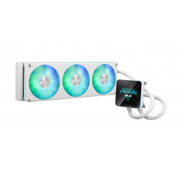 ASUS PRIME LC II 360 ARGB LCD WHT Suoritin All-in-one-nesteenjäähdytin 12 cm Valkoinen 1 kpl