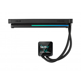 ASUS PRIME LC II 360 ARGB LCD Suoritin All-in-one-nesteenjäähdytin 12 cm Musta 1 kpl