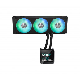ASUS PRIME SLC II 360 ARGB LCD Suoritin All-in-one-nesteenjäähdytin 12 cm Musta 1 kpl