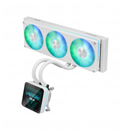 ASUS PRIME SLC II 360 ARGB LCD WHT Suoritin All-in-one-nesteenjäähdytin 12 cm Valkoinen 1 kpl