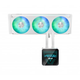 ASUS PRIME SLC II 360 ARGB LCD WHT Suoritin All-in-one-nesteenjäähdytin 12 cm Valkoinen 1 kpl