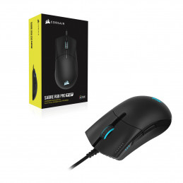 Corsair SABRE RGB PRO hiiri Pelaaminen Oikeakätinen USB A-tyyppi Optinen 18000 DPI