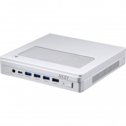 MSI PRO DP10 A14MG-007BEU tietokone työasema Intel® Pentium® Gold G7400 1.1L kokoinen PC Mini PC Barebone Valkoinen