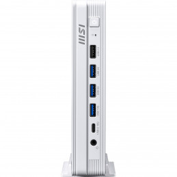 MSI PRO DP10 A14MG-007BEU tietokone työasema Intel® Pentium® Gold G7400 1.1L kokoinen PC Mini PC Barebone Valkoinen