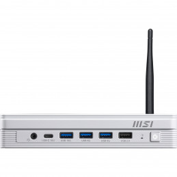 MSI PRO DP10 A14MG-007BEU tietokone työasema Intel® Pentium® Gold G7400 1.1L kokoinen PC Mini PC Barebone Valkoinen
