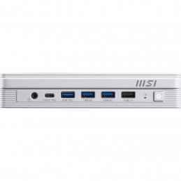 MSI PRO DP10 A14MG-007BEU tietokone työasema Intel® Pentium® Gold G7400 1.1L kokoinen PC Mini PC Barebone Valkoinen