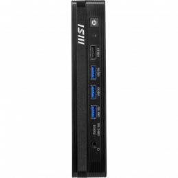 MSI Pro DP10 A14MG-004EU tietokone työasema Intel® Pentium® Gold G7400 8 GB DDR5-SDRAM 128 GB SSD Windows 11 Pro Mini PC Musta