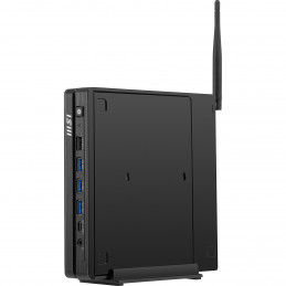 MSI Pro DP10 A14MG-004EU tietokone työasema Intel® Pentium® Gold G7400 8 GB DDR5-SDRAM 128 GB SSD Windows 11 Pro Mini PC Musta