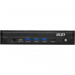 MSI PRO DP10 A14MG-003BEU tietokone työasema Intel® Pentium® Gold G7400 1.1L kokoinen PC Mini PC Barebone Musta