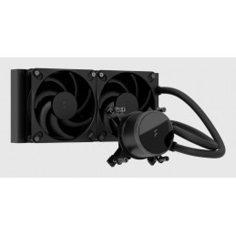Fractal Design Radius 240 Black Suoritin All-in-one-nesteenjäähdytin 12 cm Musta 2 kpl