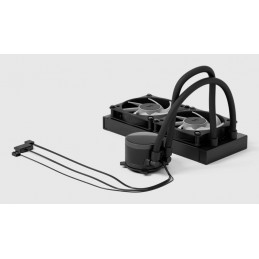 Fractal Design Radius 240 RGB Black Suoritin All-in-one-nesteenjäähdytin 12 cm Musta 1 kpl