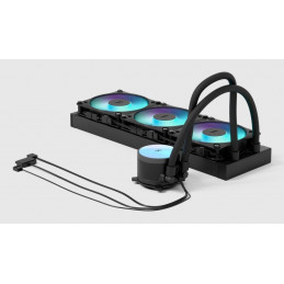 Fractal Design Radius 360 RGB Black Suoritin All-in-one-nesteenjäähdytin 12 cm Musta 1 kpl