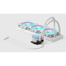 Fractal Design Radius 360 RGB White Suoritin All-in-one-nesteenjäähdytin 12 cm Valkoinen 1 kpl