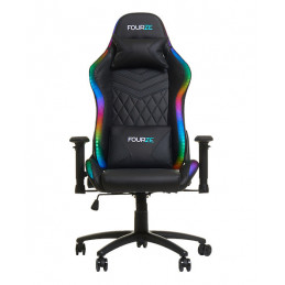 FOURZE Lightning PC-pelituoli pehmustettu istuin Musta