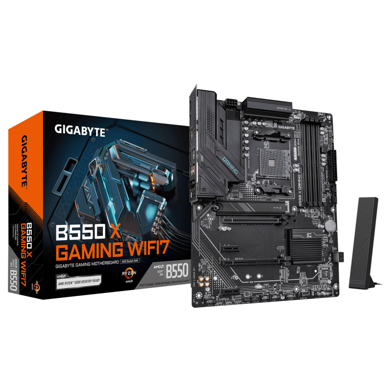 GIGABYTE B550 X GAMING WIFI7 AMD B550 Kanta AM4 ATX