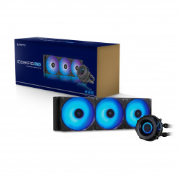 Chieftec CLC-360-VRM-RGB Tietokoneen jäähdytysjärjestelmä Tietokonekotelo All-in-one-nesteenjäähdytin 12 cm Musta