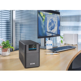 Eaton 5E Gen2 900 USB UPS-virtalähde Linjainteraktiivinen 0,9 kVA 480 W 2 AC-pistorasia(a)