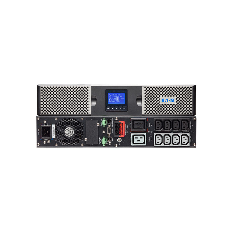 Eaton 9PX2200IRT2U UPS-virtalähde Taajuuden kaksoismuunnos (verkossa) 2,2 kVA 2200 W 10 AC-pistorasia(a)