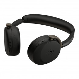 Jabra Evolve3 65 Flex Kuulokkeet Langaton Pääpanta Toimisto puhelukeskus USB Type-C Bluetooth Musta