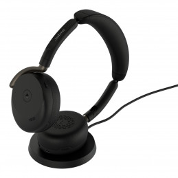 Jabra Evolve3 65 Flex Kuulokkeet Langaton Pääpanta Toimisto puhelukeskus USB A-tyyppi Bluetooth Musta