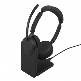 Jabra Evolve3 65 Kuulokkeet Langaton Pääpanta Toimisto puhelukeskus USB A-tyyppi Bluetooth Musta