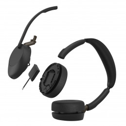 Jabra Evolve3 65 Kuulokkeet Langaton Pääpanta Toimisto puhelukeskus USB A-tyyppi Bluetooth Musta