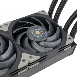 Silverstone Hailstone 360 Suoritin Nestejäähdytyspakkaus 12 cm Musta 1 kpl