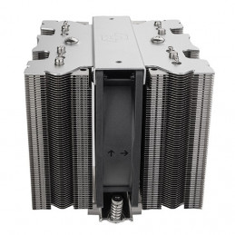 Silverstone XED120S Suoritin Jäähdytyslevy jäähdytin 12 cm Hopea 1 kpl