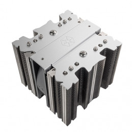 Silverstone XED120S Suoritin Jäähdytyslevy jäähdytin 12 cm Hopea 1 kpl