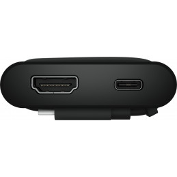 DELL DA225 Langallinen USB 3.2 Gen 1 (3.1 Gen 1) Type-C Musta