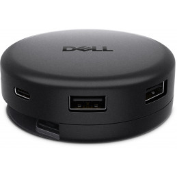DELL DA326 Langallinen USB 3.2 Gen 1 (3.1 Gen 1) Type-C Musta