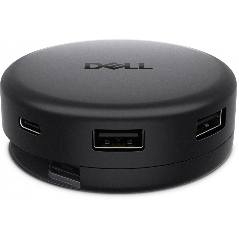 DELL DA326 Langallinen USB 3.2 Gen 1 (3.1 Gen 1) Type-C Musta