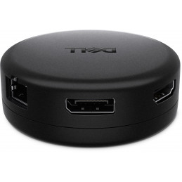 DELL DA326 Langallinen USB 3.2 Gen 1 (3.1 Gen 1) Type-C Musta