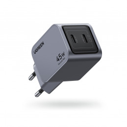 Ugreen 35008 mobiililaitteen laturi Universaali Harmaa AC Pikalataus Sisätila