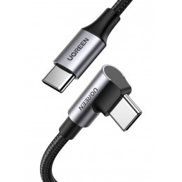 Ugreen 70643 USB-kaapeli USB 2.0 1 m USB C 0,48 Gbit s Musta, Harmaa