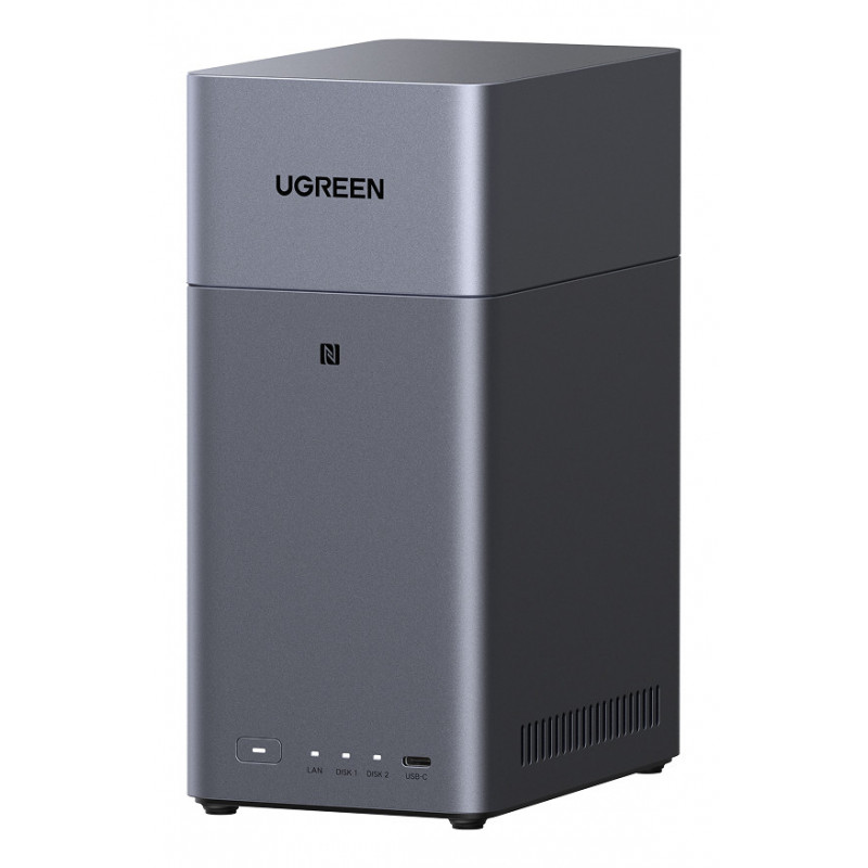 Ugreen DH2300 NAS Mini Tower 4 GB Harmaa
