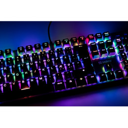 Sandberg 640-29 näppäimistö Pelaaminen USB QWERTY Pohjoismainen Musta