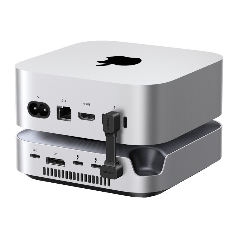 Ugreen 85883EU keskitin Thunderbolt 5 120000 Mbit s Musta, Harmaa