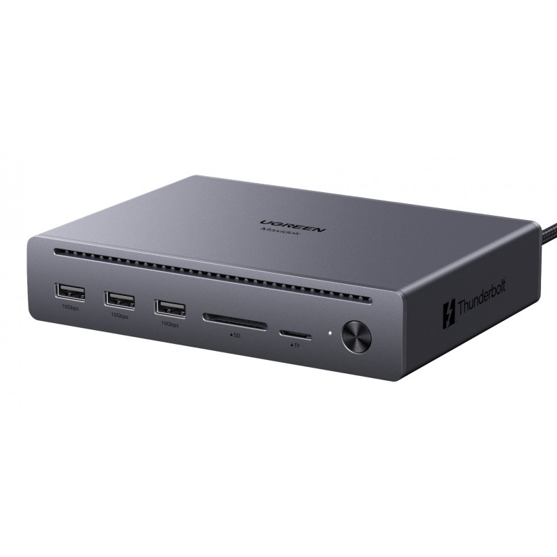 Ugreen Revodok Maxidok Thunderbolt 5 120000 Mbit s Harmaa
