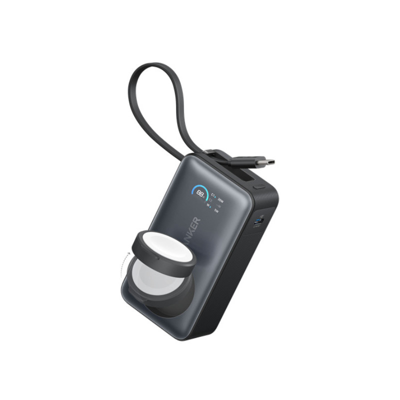 Anker A1657H11 akku- ja paristolaturi 10000 mAh Langaton lataaminen Musta