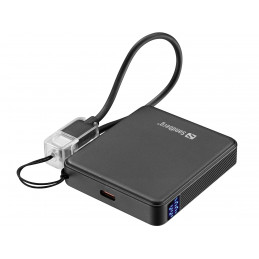 Sandberg 421-33 akku- ja paristolaturi Litiumioni (Li-Ion) 5000 mAh Musta