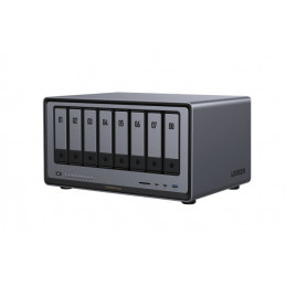 Ugreen 35127B NAS- ja tallennuspalvelimet Työpöytä Intel® Core™ i5 i5-1235U 8 GB DDR5 0 TB UGOS Pro Harmaa