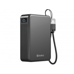 Sandberg 421-40 akku- ja paristolaturi Litiumioni (Li-Ion) 20000 mAh Musta