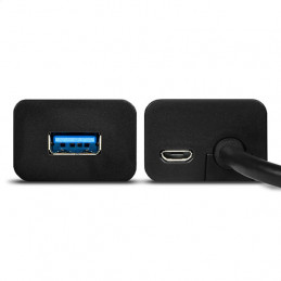 Axagon HUE-S2BP keskitin USB 3.2 Gen 1 (3.1 Gen 1) Type-A 5000 Mbit s Musta
