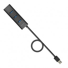Axagon HUE-S2BP keskitin USB 3.2 Gen 1 (3.1 Gen 1) Type-A 5000 Mbit s Musta