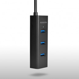 Axagon HUE-S2BL keskitin USB 3.2 Gen 1 (3.1 Gen 1) Type-A 5000 Mbit s Musta