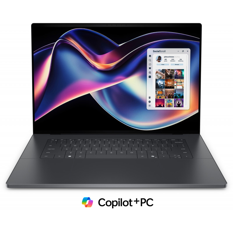 DELL XPS DA16260 Copilot+ PC Intel Core Ultra X7 358H Kannettava tietokone 40,6 cm (16") Kosketusnäyttö 3.2K 32 GB