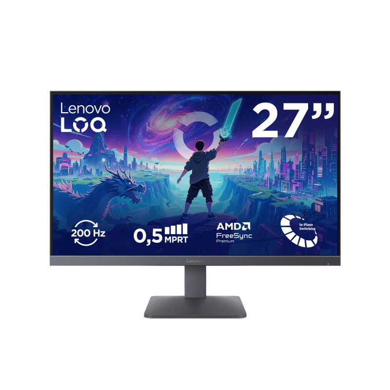 Lenovo LOQ 27-10 tietokoneen litteä näyttö 68,6 cm (27") 1920 x 1080 pikseliä Full HD LED Musta