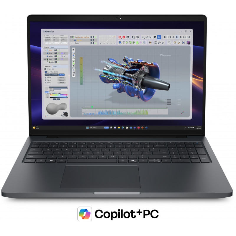 DELL Pro Precision 5 16 PW516261 Copilot+ PC Intel Core Ultra 7 366H Kannettava tietokone 40,6 cm (16") Full HD+ 32 GB