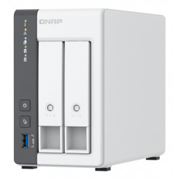 QNAP TS-216G NAS- ja tallennuspalvelimet Tower Cortex-A Cortex-A55 4 GB 0 TB Valkoinen